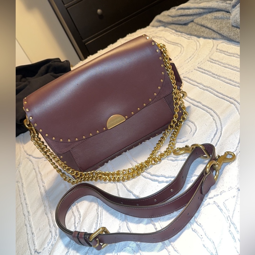 SOLD - Coach Oxblood Dreamer Shoulder bag